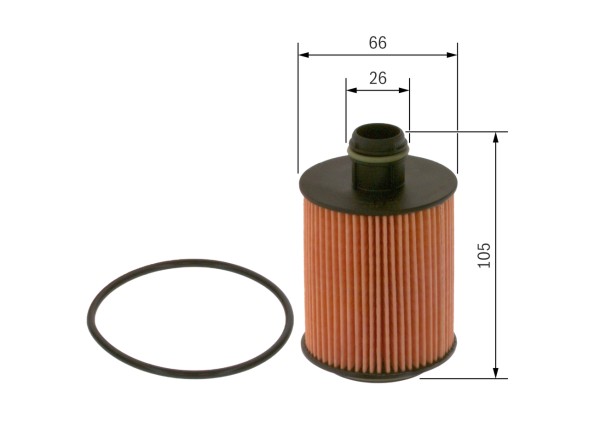 F026407096 BOSCH Фільтр оливи