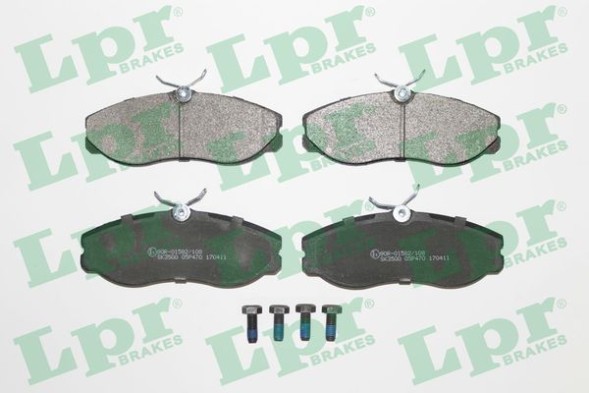 05P470 LPR Комплект гальмівних колодок з 4 шт дисків
