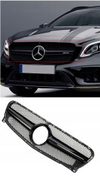 Automaniac 156031 АТРАПА ГРИЛЬ MERCEDES GLA W156 X156 НОВА УКЛАДКА 45 AMG ЧОРНИЙ ГЛЯНЕЦЬ