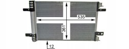Mahle AC 886 000P Конденсатор, кондиціонер mahle змінного струму 886 000p