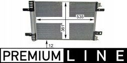 Mahle AC 886 000P Конденсатор, кондиціонер mahle змінного струму 886 000p
