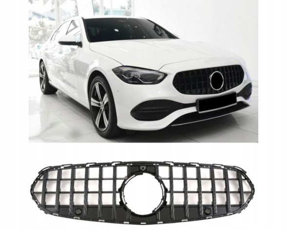 Китай GR025032 Атрапа гриль GT STYLE ЧОРНИЙ БЛИСК Mercedes C-Class W206 / S206 2021–ON