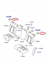 Land Rover OE Захисна накладка замка задньої кришки Land Rover LR131832