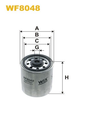 WF8048 WIX FILTERS Фільтр палива