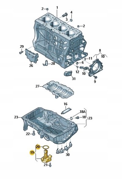 Audi OE 04C907660A 17175586968 ДАТЧИК РІВНЯ МАСЛА SKODA CUPRA AUDI VW OE: 04C907660A