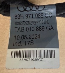 Audi OE 83H971085CC 83H971085 CC TAB 010 889 GA audi q3 f3 wiązka zderzaka przód 83h971085cc czujniki pdc instalacja przedniego zderzaka oem oe audi q3 МОНТАЖ ПРОВОДКИ ПЕРЕДНЬОГО БАМПЕРА AUDI Q3 F3 83H971085CC + ДАТЧИКИ PDC OEM