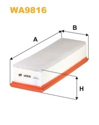 WA9816 WIX FILTERS Фільтр повітряний