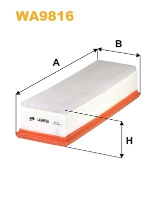 WA9816 WIX FILTERS Фільтр повітряний