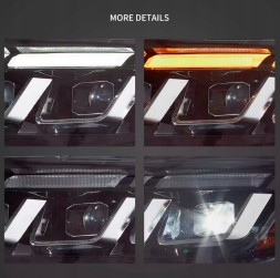 VLAND YAA-MST-2080A-2P31A ПЕРЕДНІ ФАРИ FORD MUSTANG VLAND EU СТИЛЬ S650 2015-2017 РЕФЛЕКТОРИ