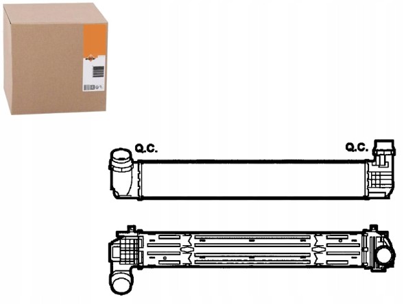 NRF NRF30287/RS1 Інтеркулер nrf 96543 818869 43004413