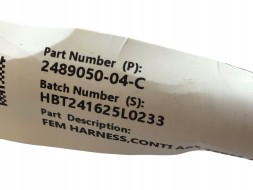 Tesla 2489050-04-C | 248905004C | 2489050 04 C ДЖГУТ ПРОВОДІВ ПЕРЕДНЬОГО БАМПЕРА 2489050-04-C TESLA MODEL Y