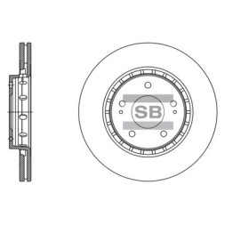 SD4329 SANGSIN Диск гальмівний