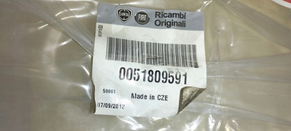 Lancia OE Вікно кузова ПРАВЕ LANCIA DELTA 08-11 ОРИГІНАЛ 51809591