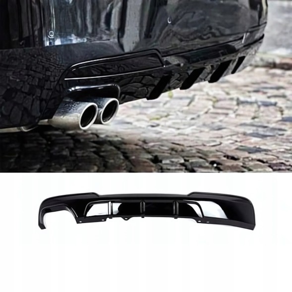 Китай Dyfuzor Dokładka BMW F10 F11 520 525 530 Дифузор BMW F10 F11 Чорний Блиск M Пакет Накладка бампера Спойлер
