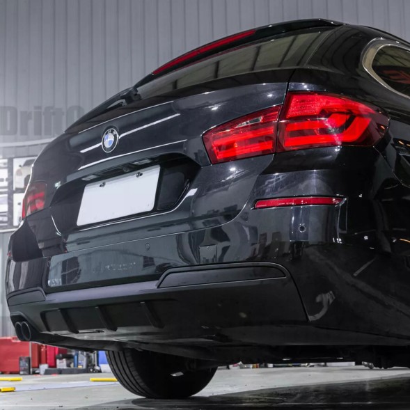 Китай Dyfuzor Dokładka BMW F10 F11 520 525 530 Дифузор BMW F10 F11 Чорний Блиск M Пакет Накладка бампера Спойлер
