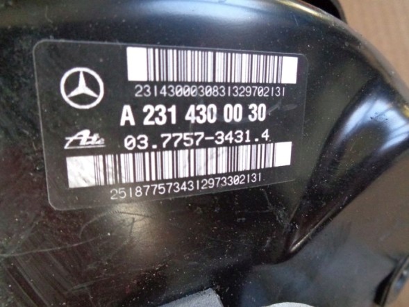 Mercedes-Benz OE A2314300030 2314300030 MERCEDES SL R231 СЕРВО НАСОС ГАЛЬМУВА В КОМПЛЕКТ