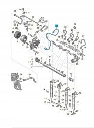 Китай ПАЛИВНИЙ ШНУР ІНЖЕКТОРНИЙ VW PASSAT B6 03L130321