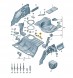 Audi OE 8D0813546A Кріплення ISOFIX Audi OE з втулками та болтами для Audi A4/A6 1998-2008