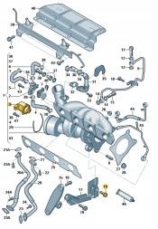Volkswagen OE 079129571P DV ЗАПІРНИЙ КЛАПАН, БАЙПАС ТУРБО OE SEAT TOLEDO IV EXEO 06H145710D