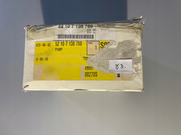 BMW OE 5210 7138788 Поперекова подушка насос BMW E81 E82 E84 E87 E90