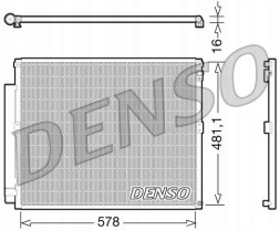 Denso DCN50017 Denso dcn50017 конденсатор, кондиціонер