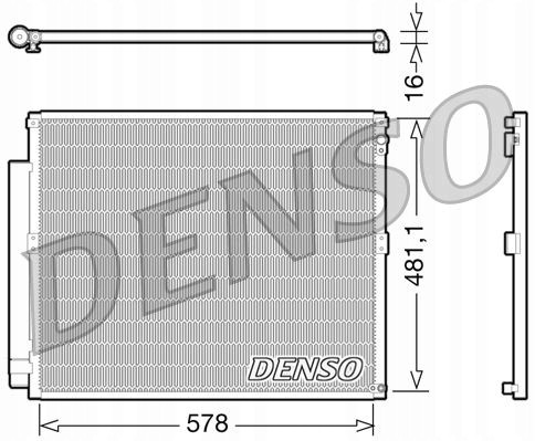 Denso DCN50017 Denso dcn50017 конденсатор, кондиціонер