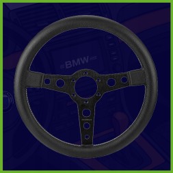 Alpina 93233182 Шкіряне кермо MOMO "Prototipo" 350мм, чорне