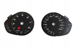 Moman 0089688091043 Замінні циферблати одометра Audi RS6 C7, перетворення годинника з миль на годину в км/год MoMan