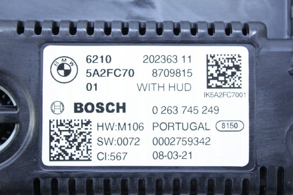 BMW OE 9836949 8719877 5B4A589 5B35D79 5A762C9 5A671B4 5A5A9F3 5A4FD73 5A4B489 5A54CC1 5A2FC70 5A2BDB9 5A2A6C1 5A0F1E9 5A065A9 7928163 СЧЕТЧИК LED HUD ДЛЯ BMW G20 G22 G30 G32 G11 G15 G16 G01 G02 G05 G07