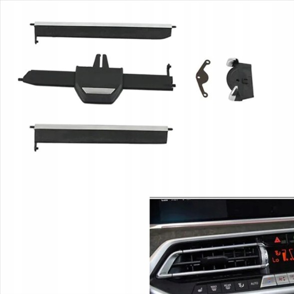 Xenius Zestaw naprawczy 9462387 BMW X5 G05 X6 G06 X7 G07 Решітка припливу Лівий Фронт Хромована 9462387