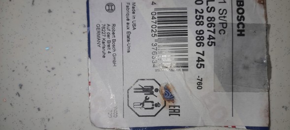 Bosch 0 258 986 745 Bosch 0 258 986 745 лямбда-зонд