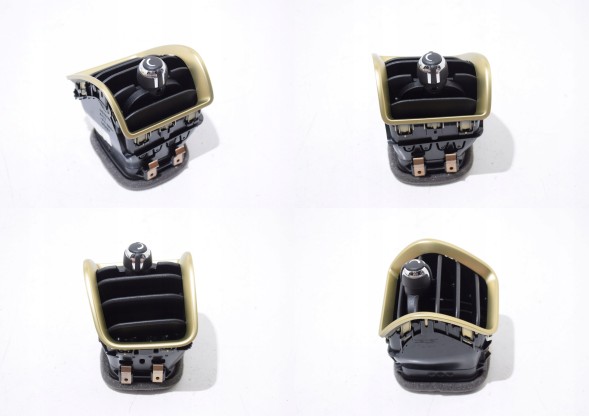 BMW OE 5A130E1 5A130E2 5A130E3 5A130E4 MINI Kolor - Brass - Mosiądz MINI Clubman F54 LCI Решітка припливної вентиляції приладової панелі Комплект