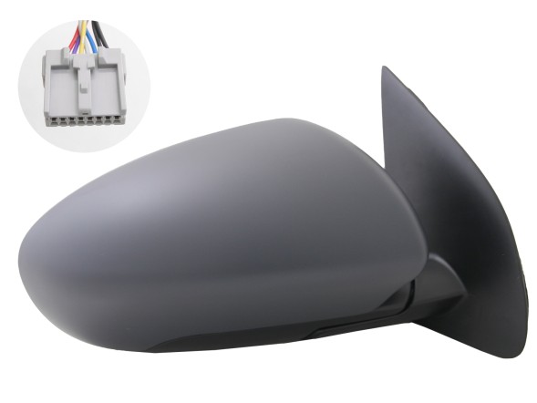 MHM 2759525S / 2759525M Дзеркало ELE/POD 7pin NISSAN QASHQAI J10 I 1 2007-