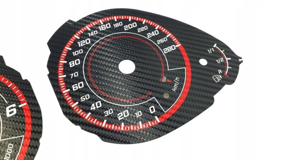 Moman 0089688089866 Audi A4 B8 Q5 циферблати годинника CUSTOM CARBON