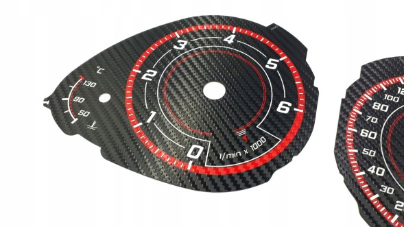 Moman 0089688089866 Audi A4 B8 Q5 циферблати годинника CUSTOM CARBON