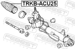 TRKB ACU25 FEBEST Пильник кермової рейки