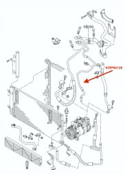 EACS Шланг кондиціонера EACS 8K0 260 710 H Audi A4 B8/A5