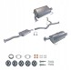 ЄС ZEST.46.223E+46.224E+46.017E Комплект глушника + труба subaru legacy 2.5 16в awd kombi 2003
