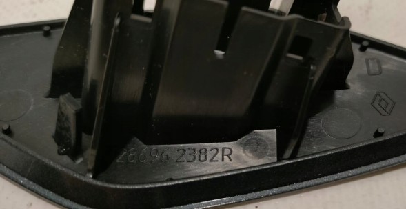 Renault OE 286970228R , 286962382R 123autoczesci ЗАГЛУШКА ОМИВАЧА ЛІВА+ПРАВА MEGANE IV 16-
