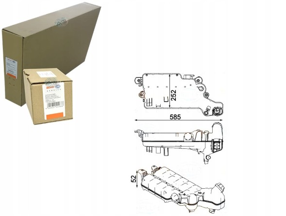 Behr Hella Service BRH8MA 376 750-611/RS5 BEHR HELLA БАК РІДИНИ ДЛЯ РАДІАТОРА