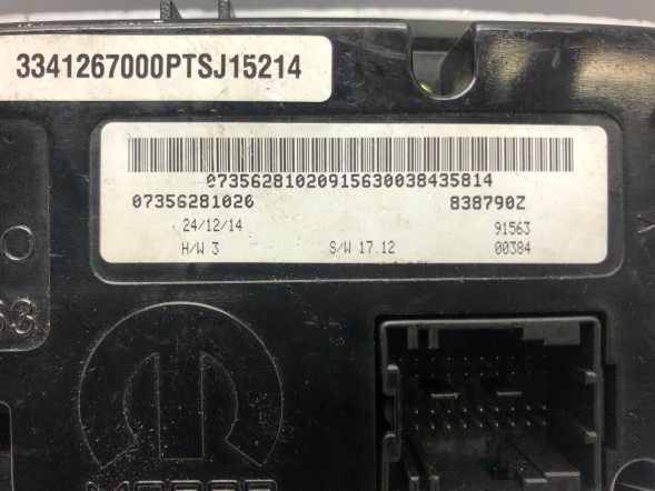 Fiat OE ПАНЕЛЬ КОНДИЦІОНАЦІЇ FCA 07356281020