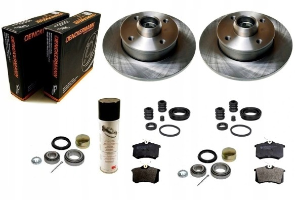 Denckermann ALL1512A Диски колодки підшипника VW GOLF III VENTO PASSAT B3 B4 CORRADO ЗАД 4 отвори
