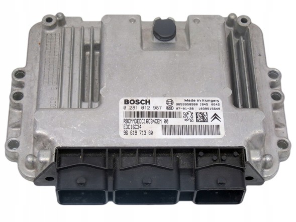 OE КОМП'ЮТЕР ECU C5 1.6 HDI 9661971380 0281012987