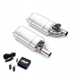 RM Motors PROM.2XEV03 Набір прохідних глушників з електричним клапаном
