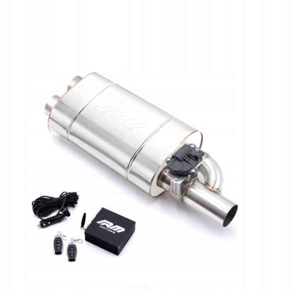 RM Motors PROM.2XEV03 Набір прохідних глушників з електричним клапаном