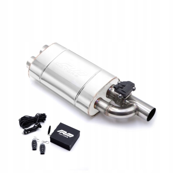RM Motors PROM.2XEV03 Набір прохідних глушників з електричним клапаном