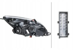 Hella Фара лампа ліва 1es 354 830-031 hella opel
