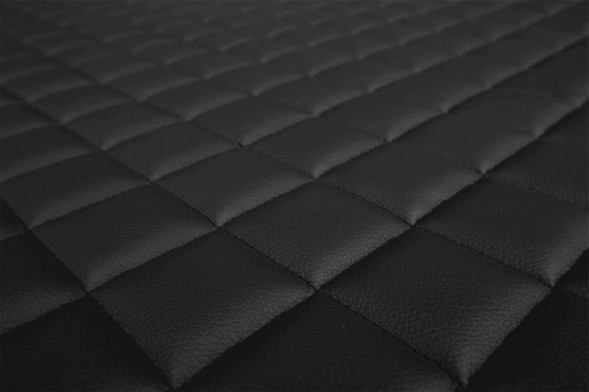 V-maxzone Part VIC-127714 Килимки підлоги ЕКО-Шкіра стьобані (3 шт.) Чорне крісло пасажира