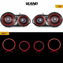 VLAND LDNI14 270091-2 MHM Комплект задніх ліхтарів Vland Led Neon Tuning Lift-look Nissan GTr GT-r r35 2008-2025
