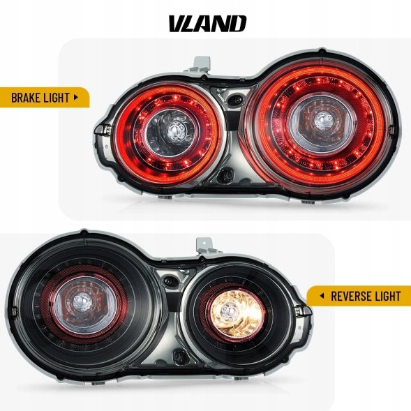 VLAND LDNI14 270091-2 MHM Комплект задніх ліхтарів Vland Led Neon Tuning Lift-look Nissan GTr GT-r r35 2008-2025